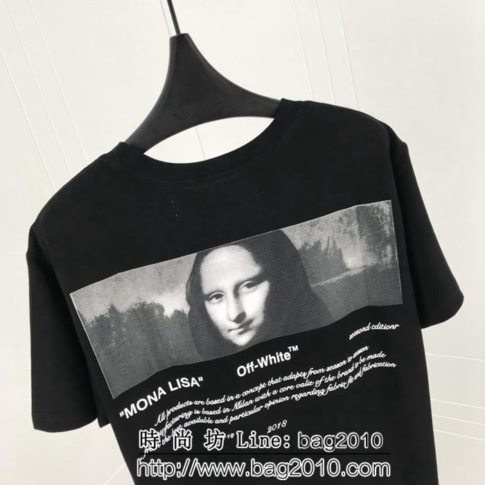 OFF-white19ss春夏新款 04支線系列 箭頭印花 精梳棉短袖 男女同款 ydi1458